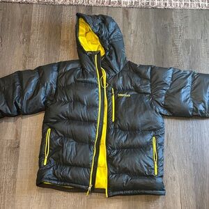 Marmot Black and Yellow Ski Jacket